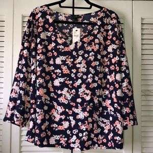 Lane Bryant Floral Top
